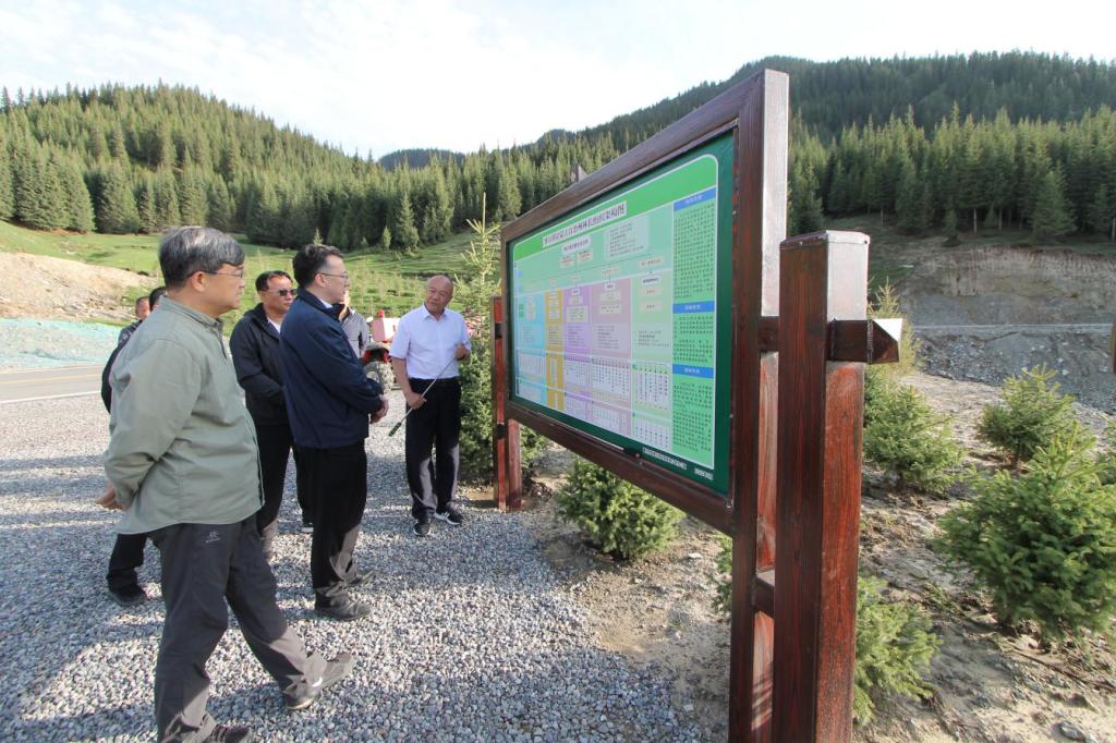 履行林长职责伊力扎提艾合买提江赴博州精河林管局巡林